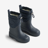 Wheat Footwear Thermo-Schneestiefel Drizzle Rubber Boot 1432 navy
