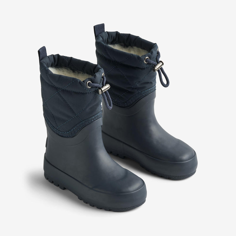 Wheat Footwear Thermo-Schneestiefel Drizzle Rubber Boots 1432 navy