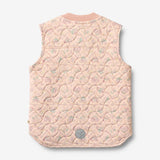 Wheat Outerwear Thermo-Steppweste Ede Vest 9599 heart flowers