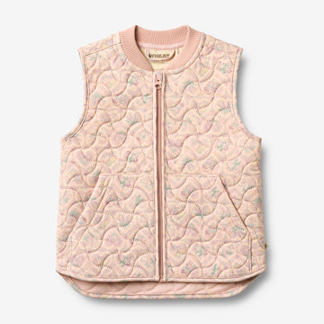 Wheat Outerwear Thermo-Steppweste Ede Vest 9599 heart flowers
