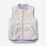 Wheat Outerwear Thermo-Steppweste Ede Vest 9605 purple light petunias