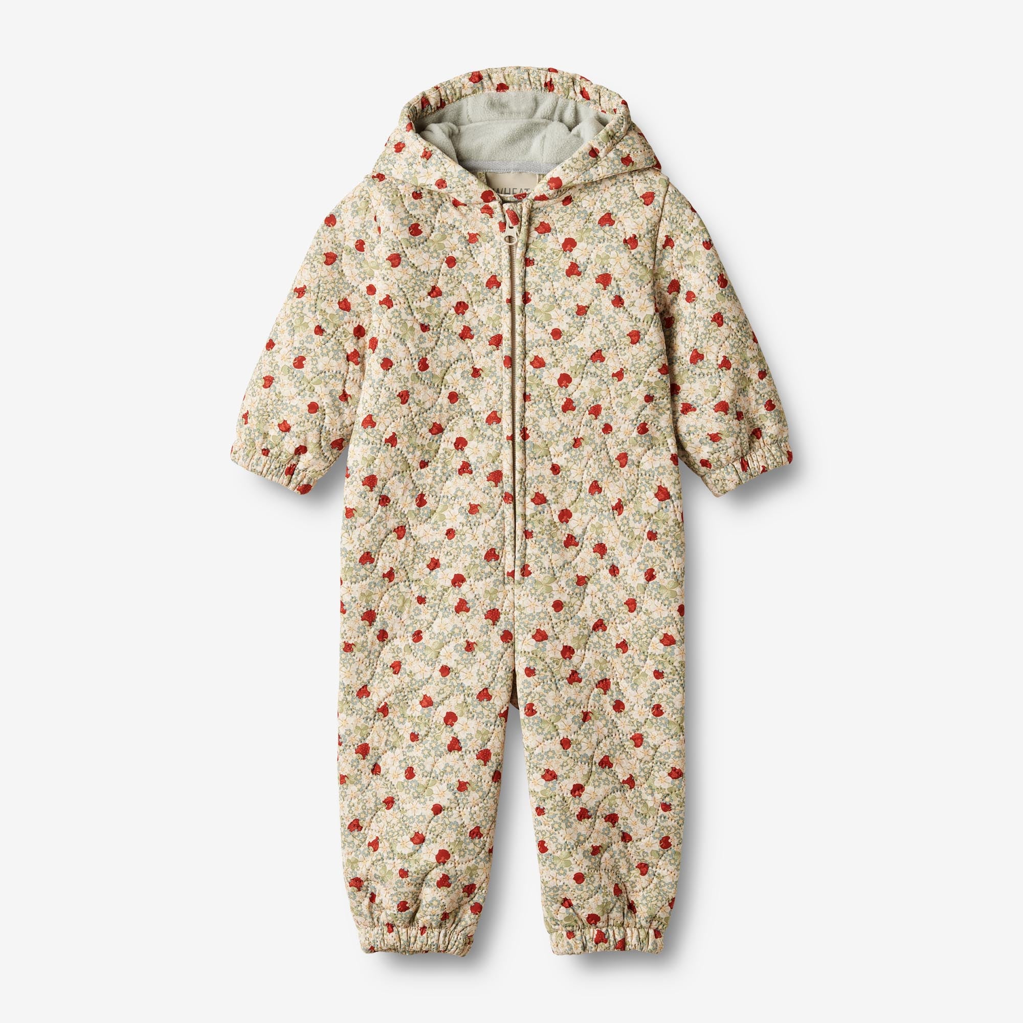 Wheat Baby Fleece Anzug Mit Kapuze - Bambi Design GRS Zertifiziert