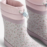Wheat Footwear Thermo Barefoot Rubber Boot Arden Rubber Boot 9735 lilac blue flowers