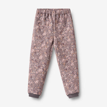Wheat SMU Thermo Hose Alex Trousers 9565 purple stone flowers