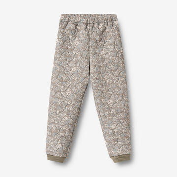 Wheat SMU Thermo Hose Alex Trousers 9673 grey stone flowers