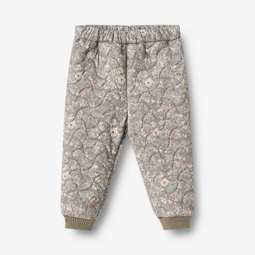 Wheat SMU Thermo Hose Alex Trousers 9673 grey stone flowers