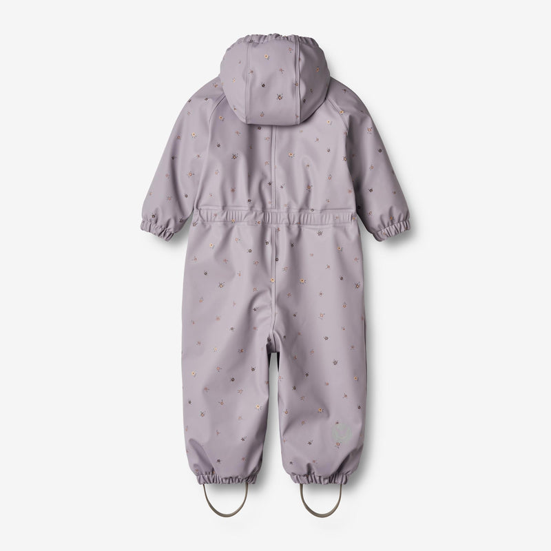 Wheat Outerwear Thermo Regenanzug Aiko | Baby Rainwear 1347 lavender flowers