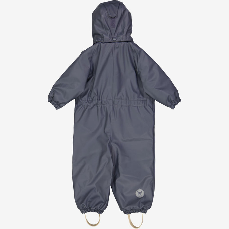 Wheat Outerwear Thermo Regenanzug Aiko | Baby Rainwear 1292 greyblue