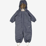 Wheat Outerwear Thermo Regenanzug Aiko | Baby Rainwear 1292 greyblue