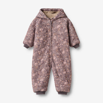 Wheat Outerwear Thermoanzug Kuschel Outdoor Suit 9565 purple stone flowers