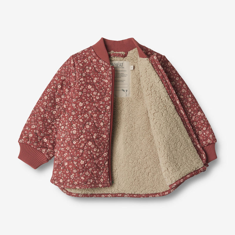 Wheat Outerwear Thermojacke Benni | Baby Thermo 2077 red flowers