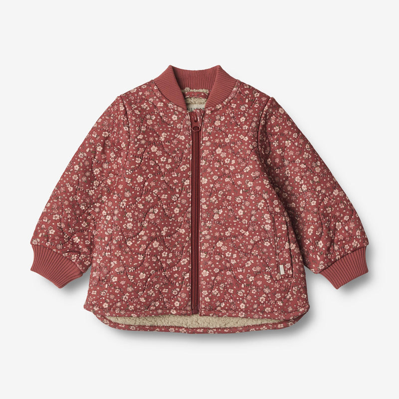 Wheat Outerwear Thermojacke Benni | Baby Thermo 2077 red flowers