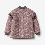 Wheat Outerwear Thermojacke Ellas Jacket 9565 purple stone flowers