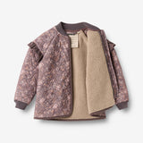 Wheat Outerwear Thermojacke Ellas Jacket 9565 purple stone flowers