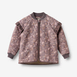 Wheat Outerwear Thermojacke Ellas Jacket 9565 purple stone flowers