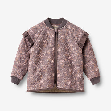 Wheat Outerwear Thermojacke Ellas Jacket 9565 purple stone flowers