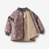 Wheat Outerwear Thermojacke Ellas Jacket 9565 purple stone flowers