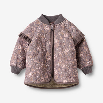 Wheat Outerwear Thermojacke Ellas Jacket 9565 purple stone flowers