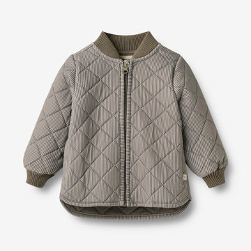Wheat Outerwear Thermojacke Loui Jacket 9622 brown stripe