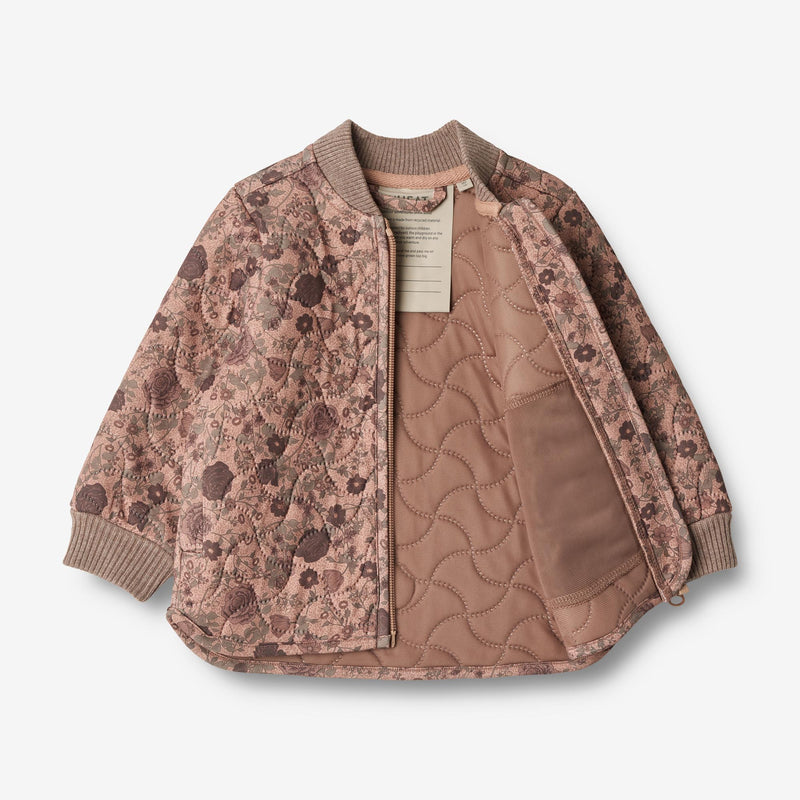 Wheat Outerwear Thermojacke Loui | Baby Thermo 2474 rose dawn flowers