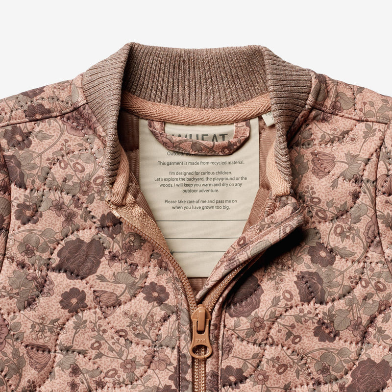 Wheat Outerwear Thermojacke Loui | Baby Thermo 2474 rose dawn flowers