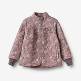 Wheat Outerwear Thermojacke Thilde Jacket 9565 purple stone flowers