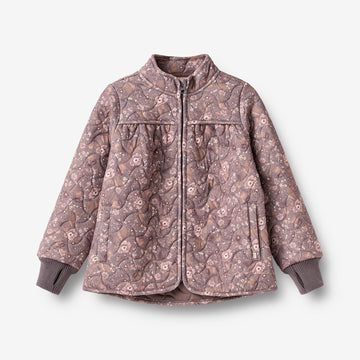 Wheat Outerwear Thermojacke Thilde Jacket 9565 purple stone flowers