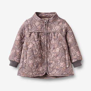 Wheat Outerwear Thermojacke Thilde Jacket 9565 purple stone flowers