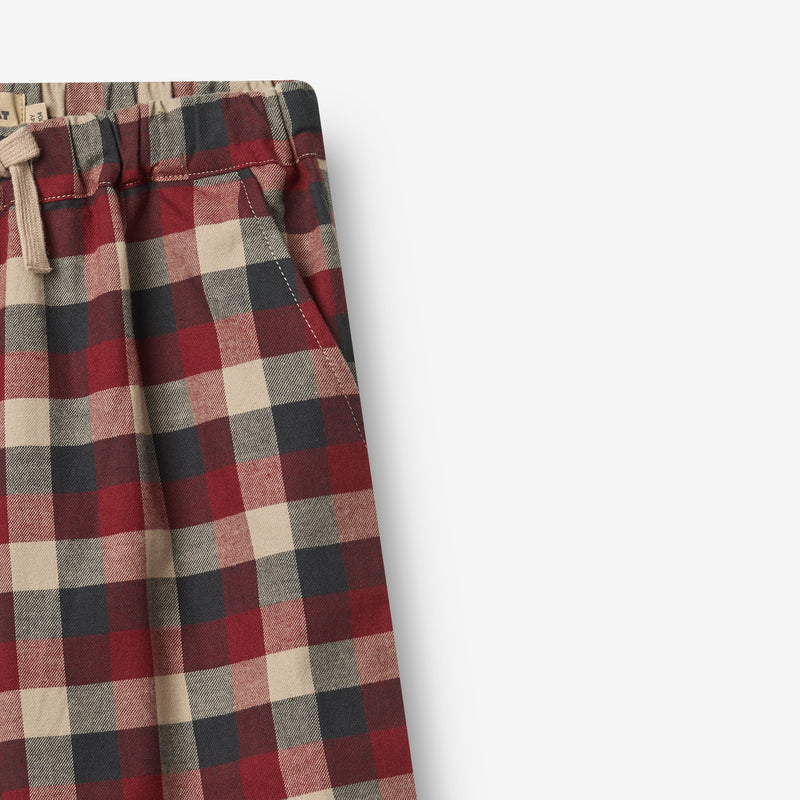 Wheat Main Trousers Sasha Trousers 9588 red blue check