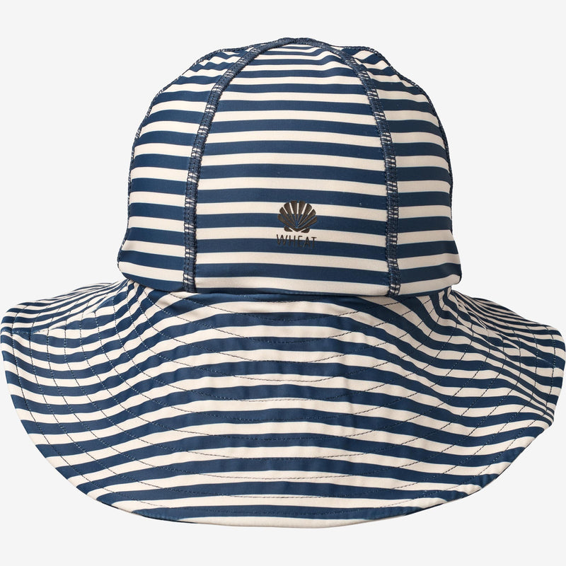 Wheat Main  UV-Sonnenhut Swimwear 1325 indigo stripe