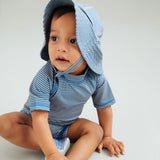 Wheat Main UV-Sonnenhut Bora Accessory 9580 blue swim stripe