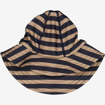 Wheat Main  UV Sonnenhut | Baby Swimwear 1073 ink stripe