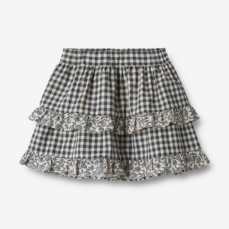 Wheat Main  Volantrock Ulrikke Skirts 1306 blue check