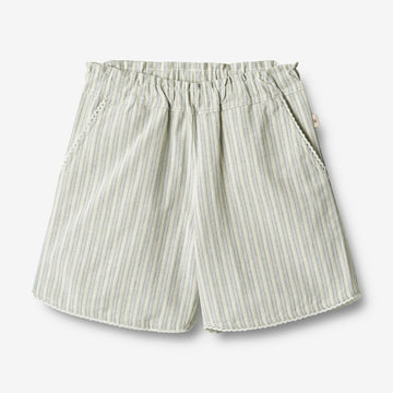 Wheat Main  Weiche Baumwoll-Short Edvia Shorts 4109 aquablue stripe