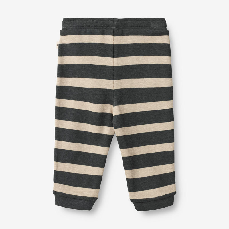 Wheat Main  Weiche Baumwollhose Leo | Baby Trousers 9209 dark stripe