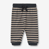 Wheat Main  Weiche Baumwollhose Leo Trousers 1433 navy stripe