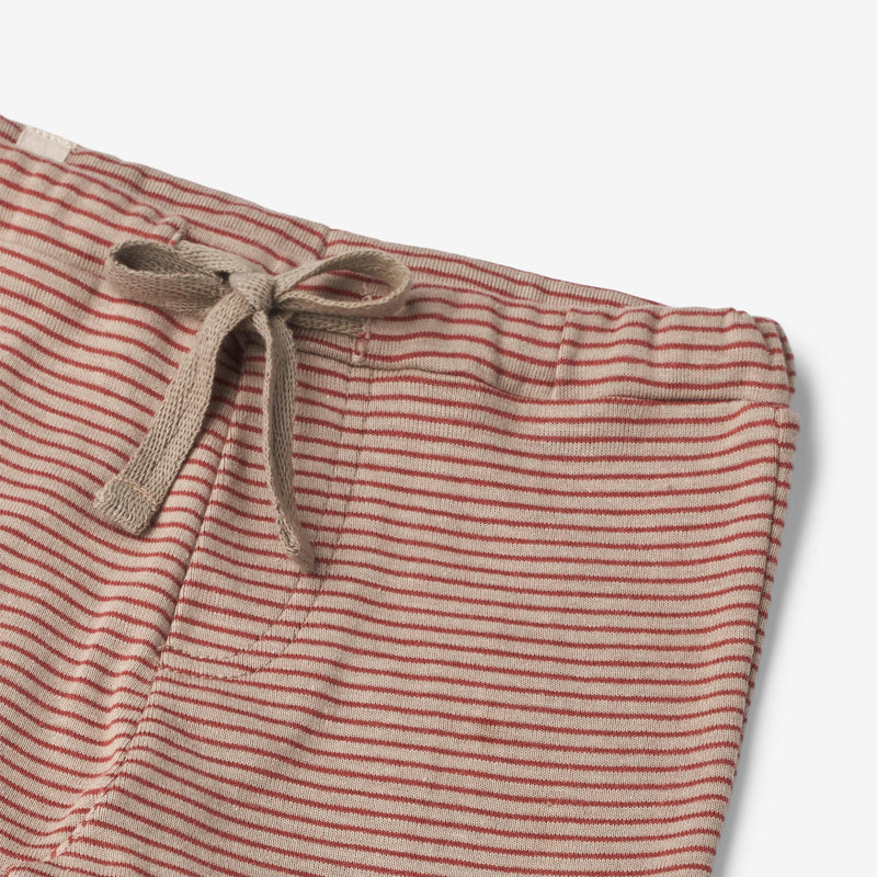 Wheat Main  Weiche Baumwollhose Manfred | Baby Trousers 2078 red stripe