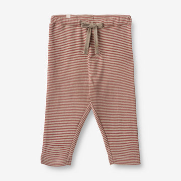 Wheat Main  Weiche Baumwollhose Manfred | Baby Trousers 2078 red stripe
