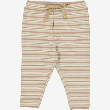 Wheat Main  Weiche Baumwollhose Manfred | Baby Trousers 1229 dusty stripe