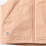 Wheat Outerwear Weste Herne Vest 1198 rose stripe