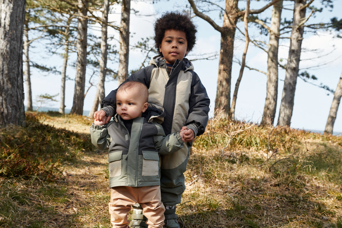 Wheat Kinder Fleece Anzug Mit Kapuze - GOTS Zertifiziert Bio-Baumwolle