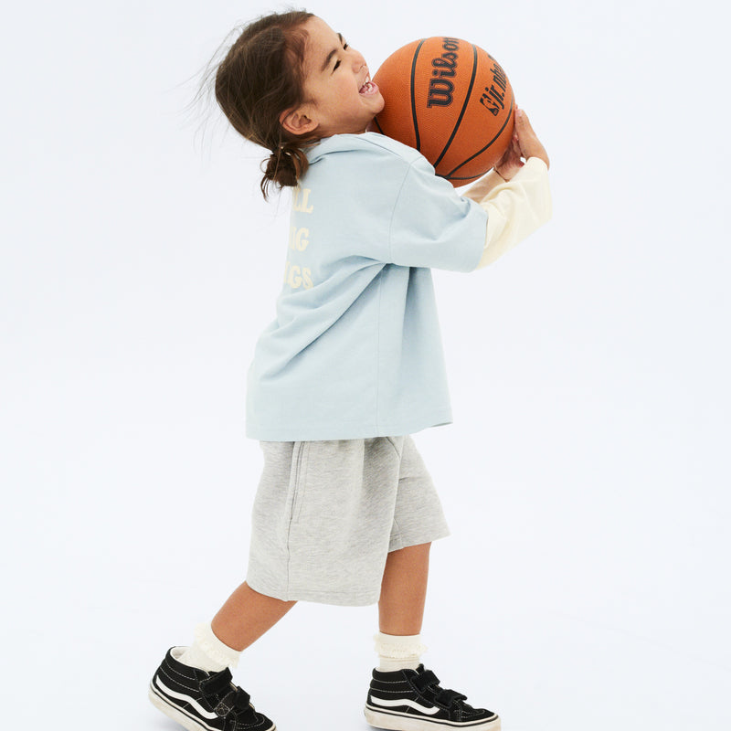 Wheat Collab Wheat x Pernille Teisbæk | T-Shirt S/S Noko Jersey Tops and T-Shirts 1043 blue