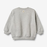 Wheat Collab Wheat x Pernille Teisbæk | Crewneck Allo Sweatshirts 0105 grey melange