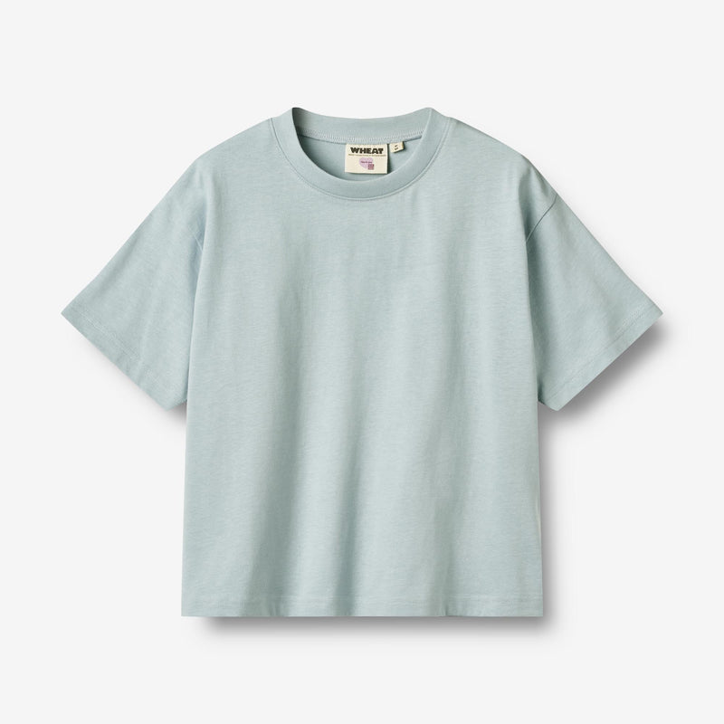Wheat Collab Wheat x Pernille Teisbæk | T-Shirt S/S Noko Jersey Tops and T-Shirts 1043 blue