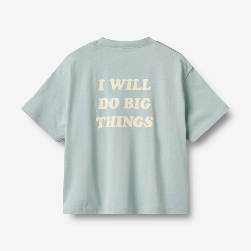 Wheat Collab Wheat x Pernille Teisbæk | T-Shirt S/S Noko Jersey Tops and T-Shirts 1043 blue
