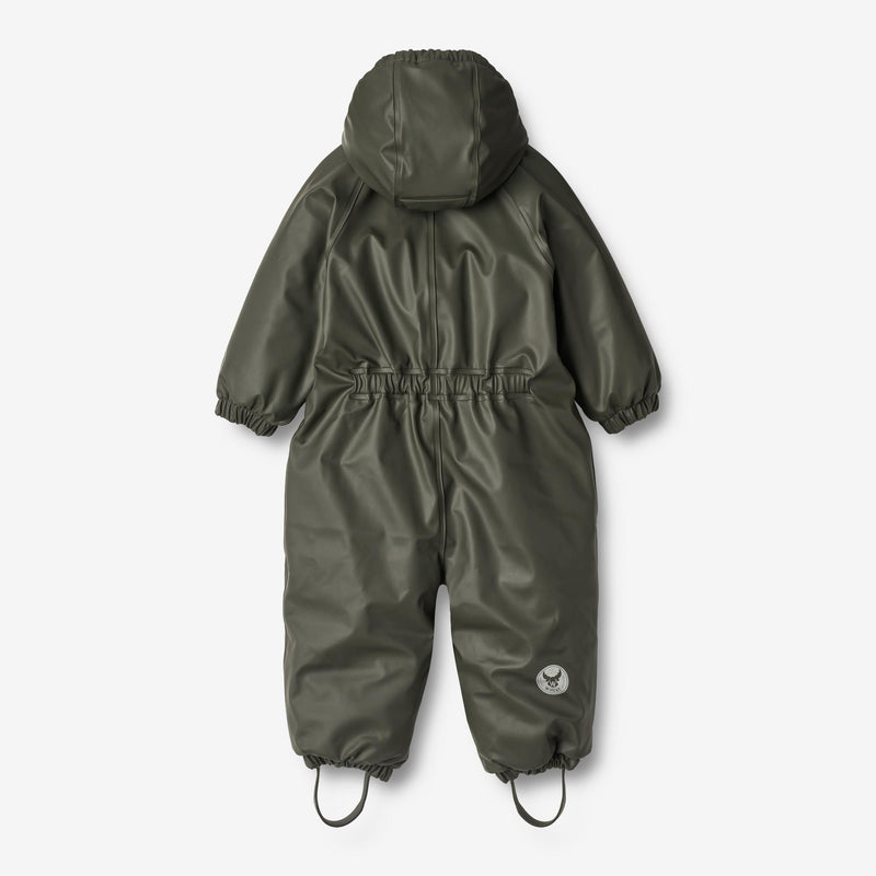 Wheat Outerwear Winter-Overall Evig | Baby Snowsuit 0025 black coal