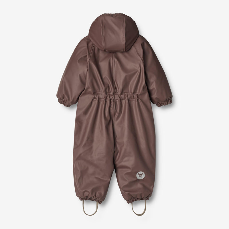 Wheat Outerwear Winter-Overall Evig | Baby Snowsuit 3118 eggplant