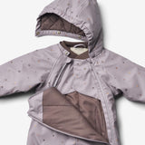 Wheat Outerwear Winter-Overall Evig | Baby Snowsuit 1347 lavender flowers