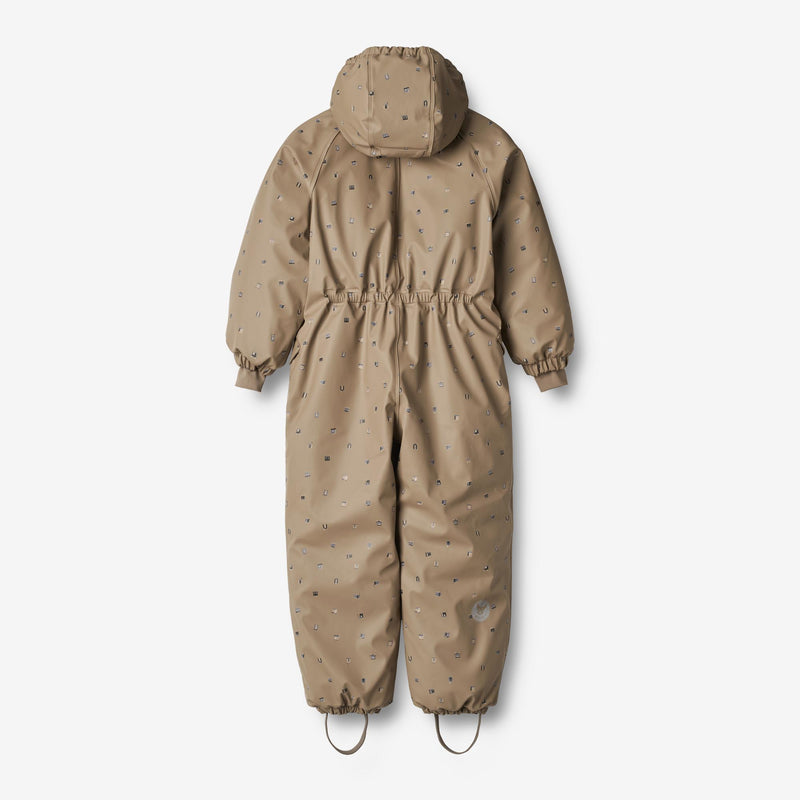 Wheat Outerwear Winter-Overall Ludo Snowsuit 0227 dry grey houses