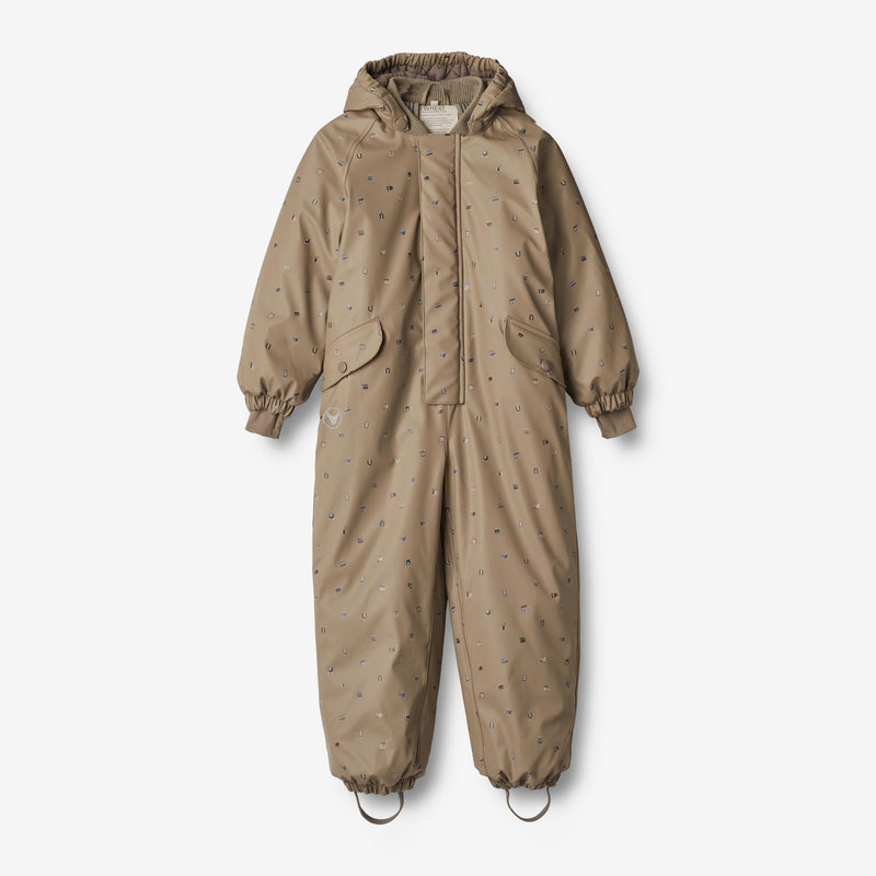 Wheat Outerwear Winter-Overall Ludo Snowsuit 0227 dry grey houses